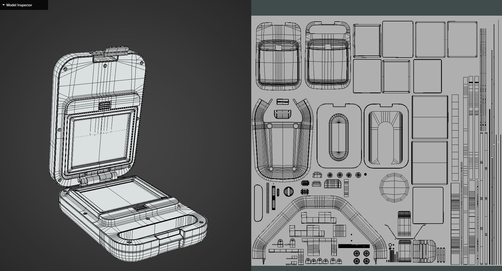 Game Ready Waffle Machine Low-poly 3D model_12