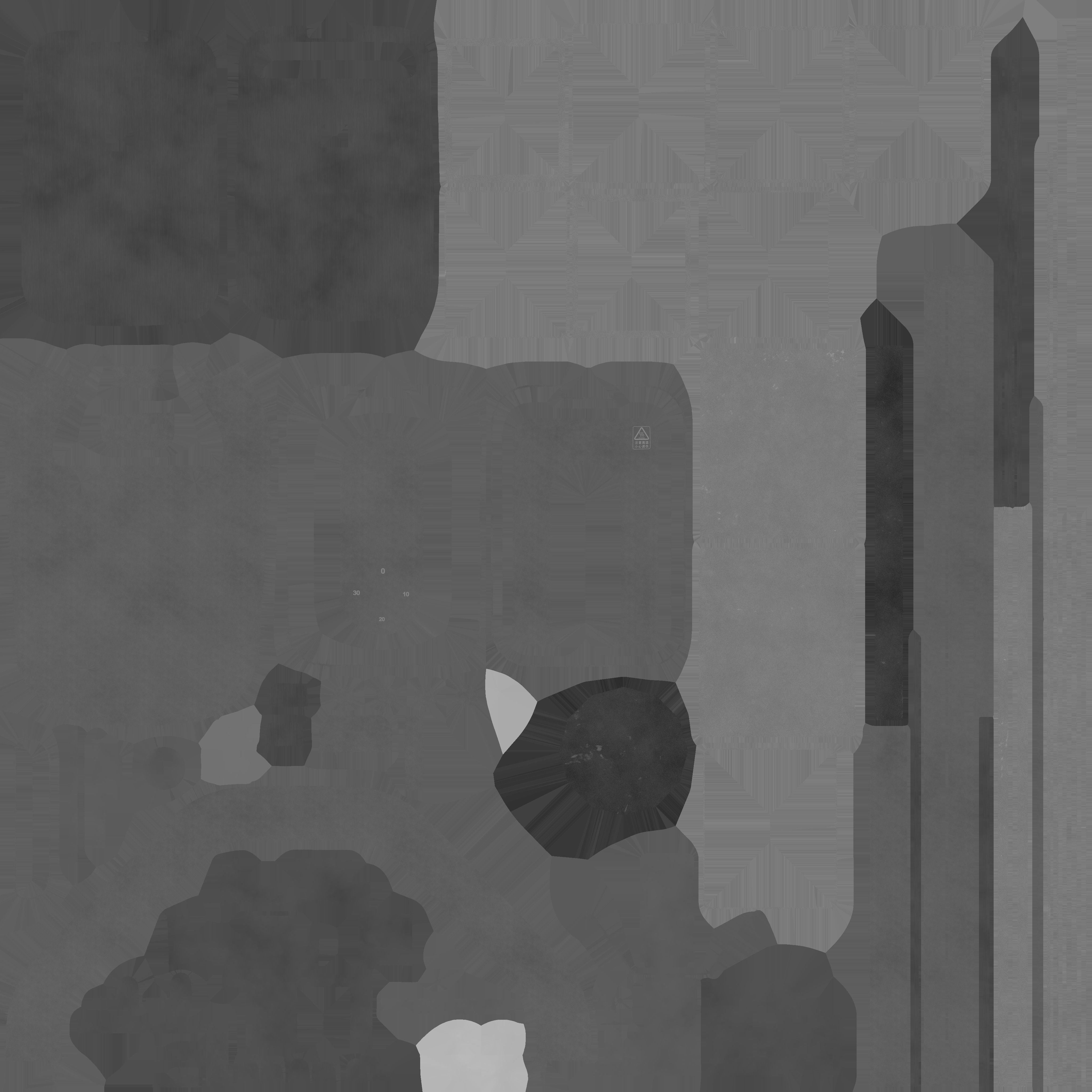 Game Ready Waffle Machine Low-poly 3D model_17