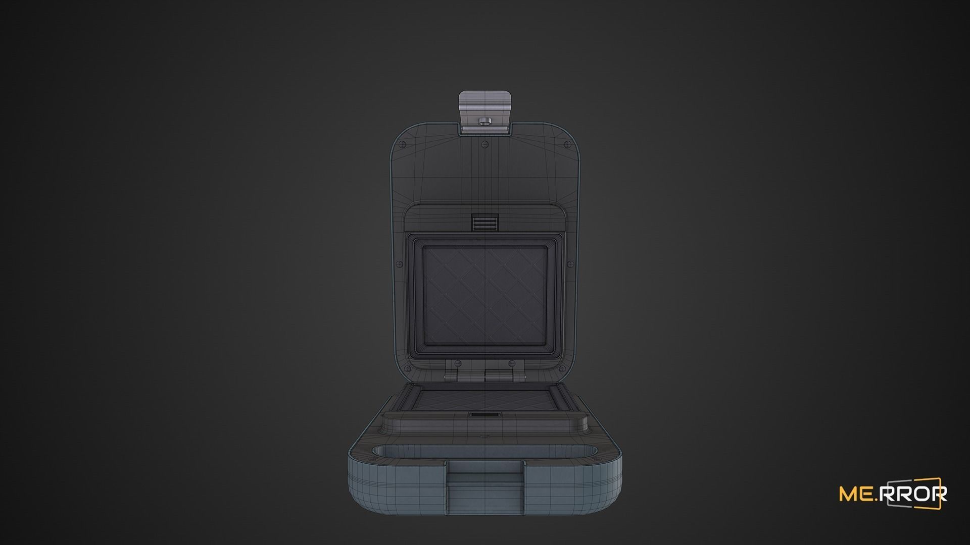 Game Ready Waffle Machine Low-poly 3D model_2