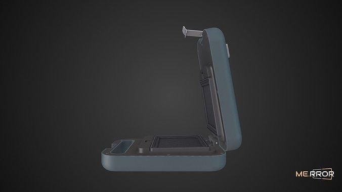 Game Ready Waffle Machine Low-poly 3D model 2