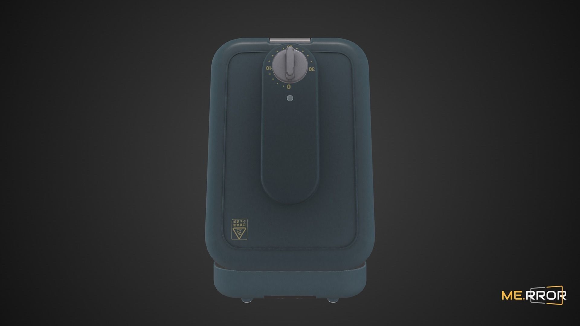 Game Ready Waffle Machine Low-poly 3D model_3