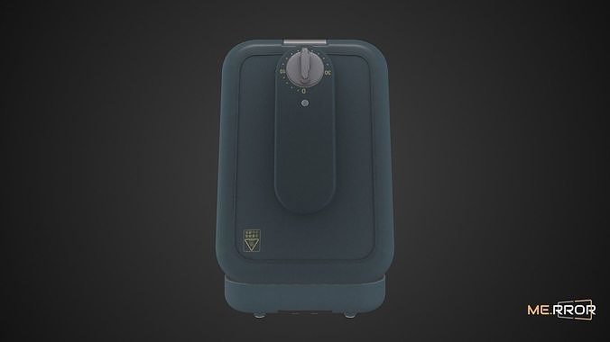 Game Ready Waffle Machine Low-poly 3D model 4