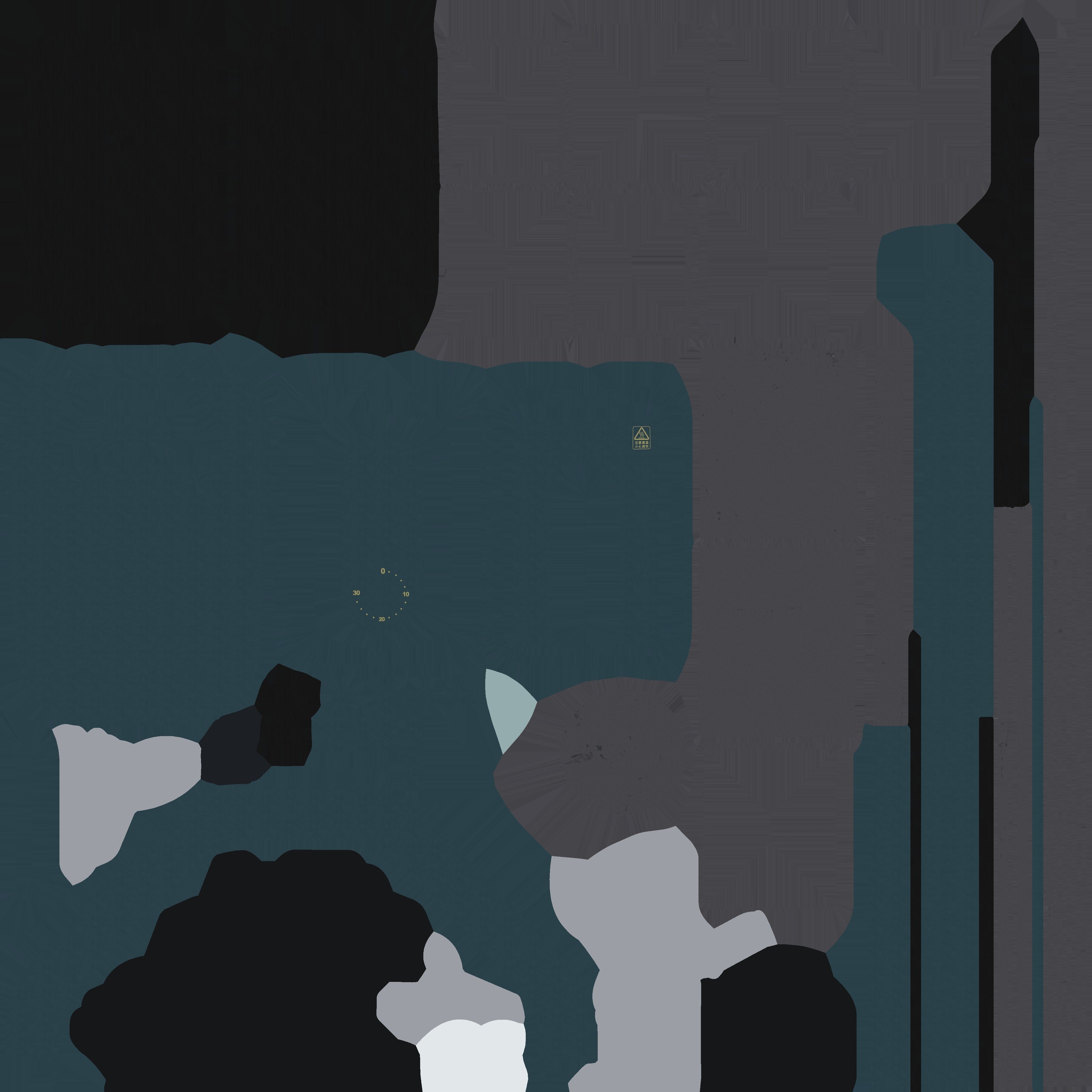 Game Ready Waffle Machine Low-poly 3D model_18