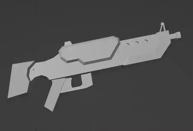 Rec-room machine gun model