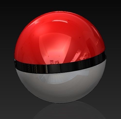 PokeBall 3D print model_5