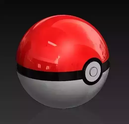PokeBall 3D print model