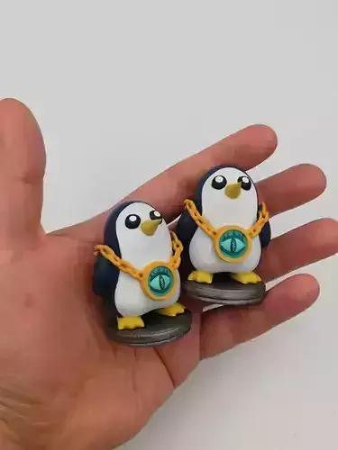 GUNTER AND RADIO - ADVENTURE TIME FanArt 3D print model