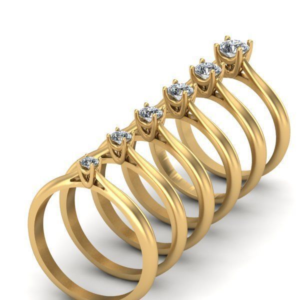 Engagement Ring  3D print model_2