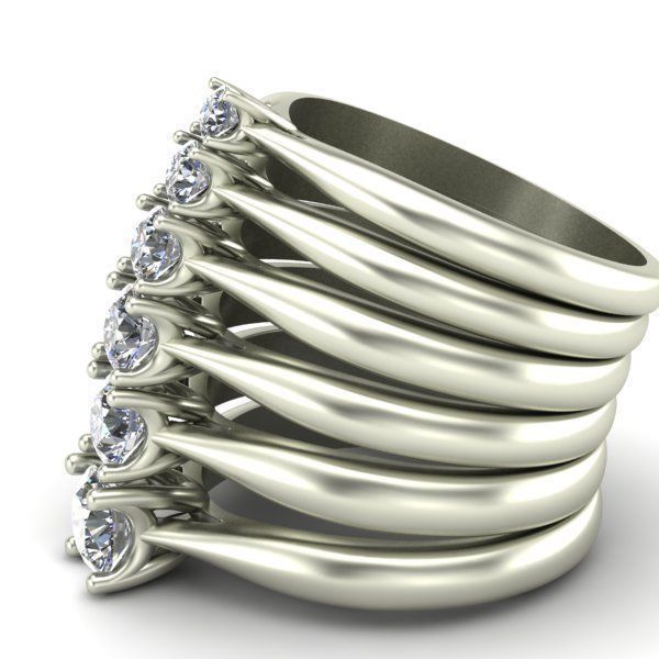 Engagement Ring  3D print model_4