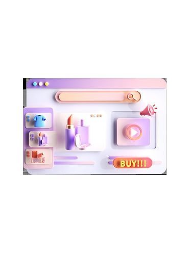 web shopping 3d model Free 3D model
