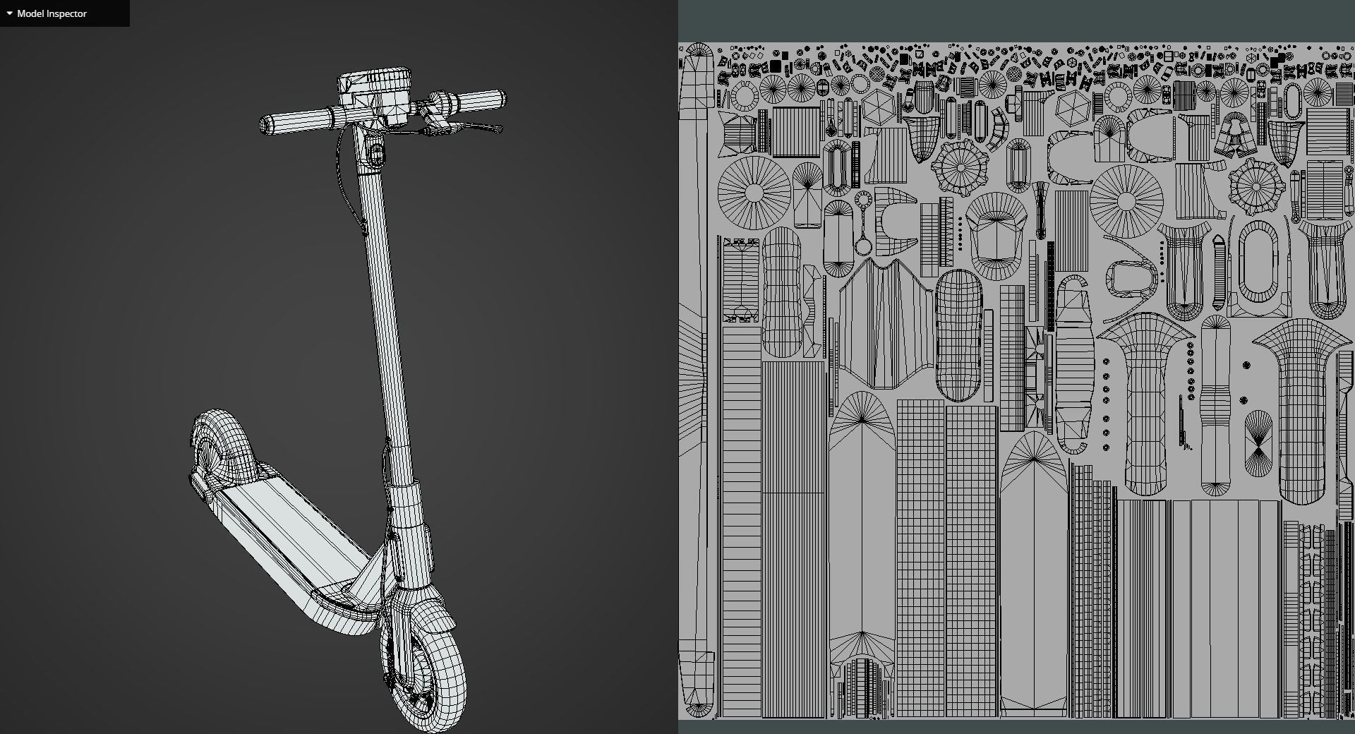 Game Ready Electronic Kickboard Low-poly 3D model_13