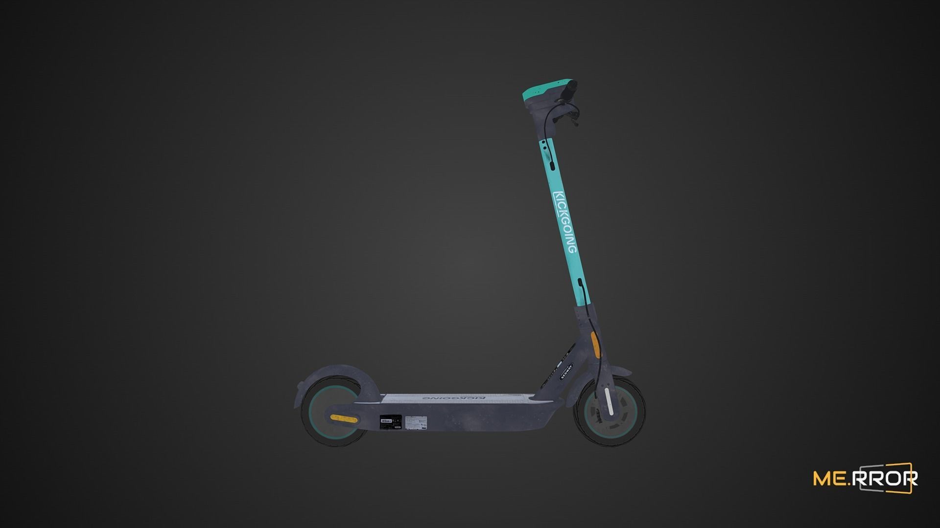 Game Ready Electronic Kickboard Low-poly 3D model_5