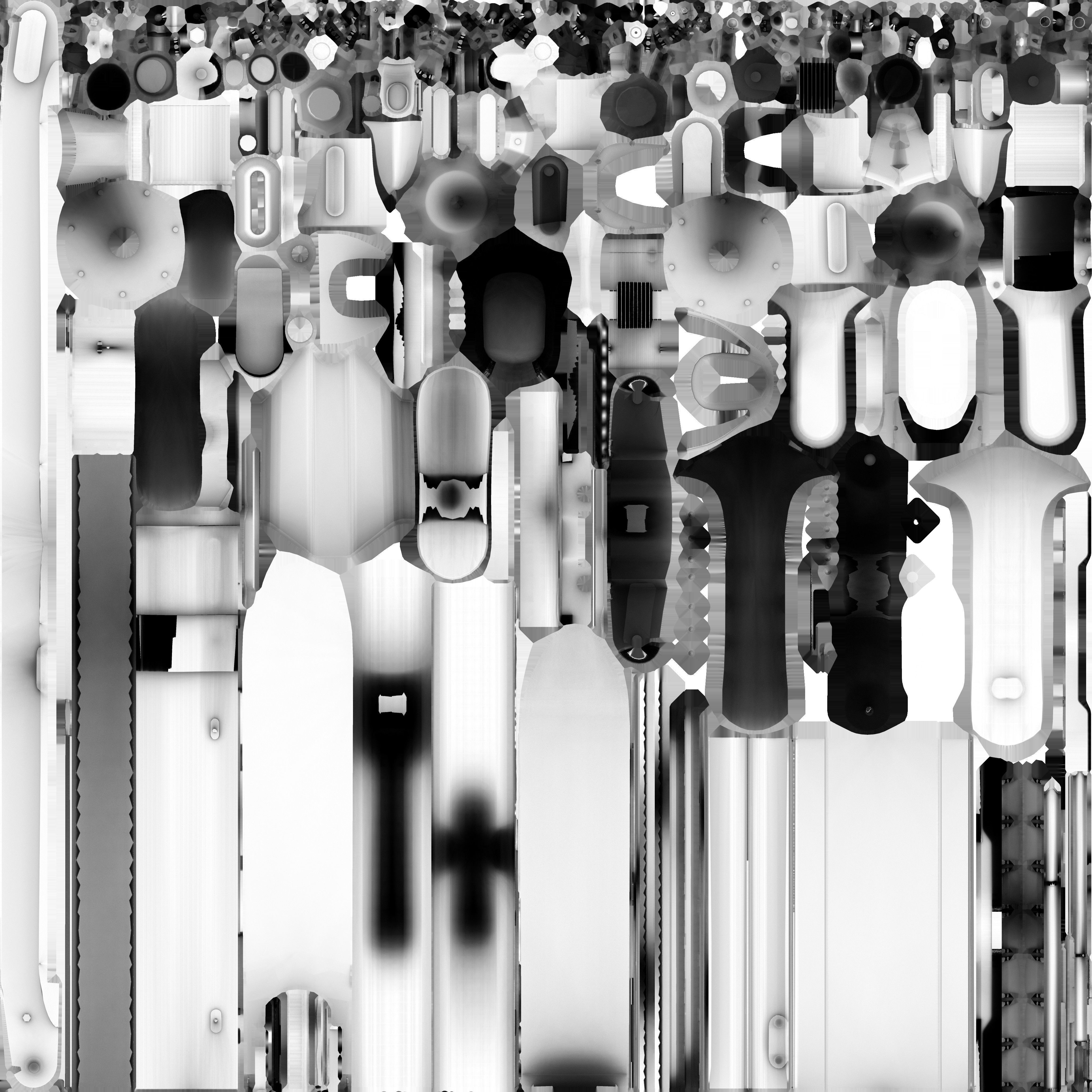 Game Ready Electronic Kickboard Low-poly 3D model_15