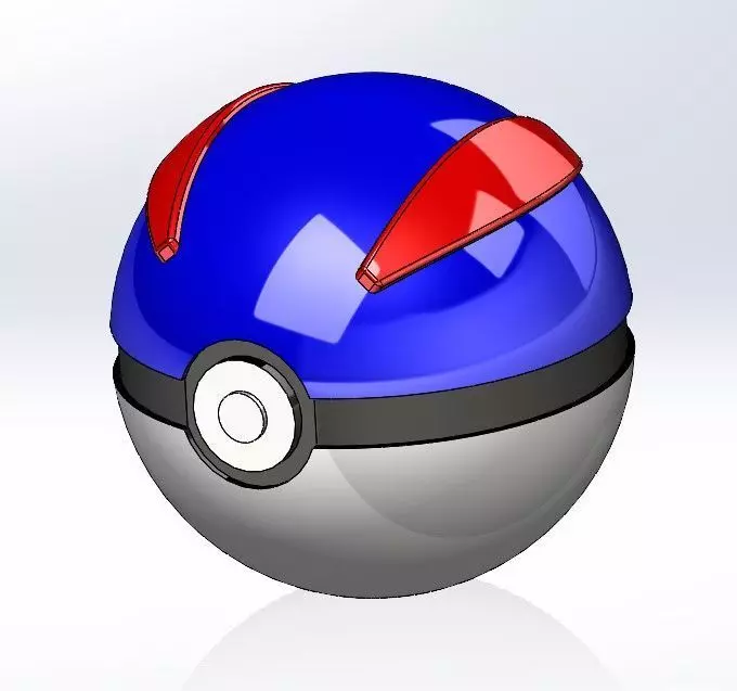 GreatBall - Pokemon 3D print model_0