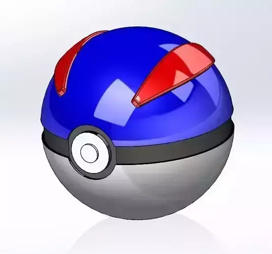 GreatBall - Pokemon 3D print model