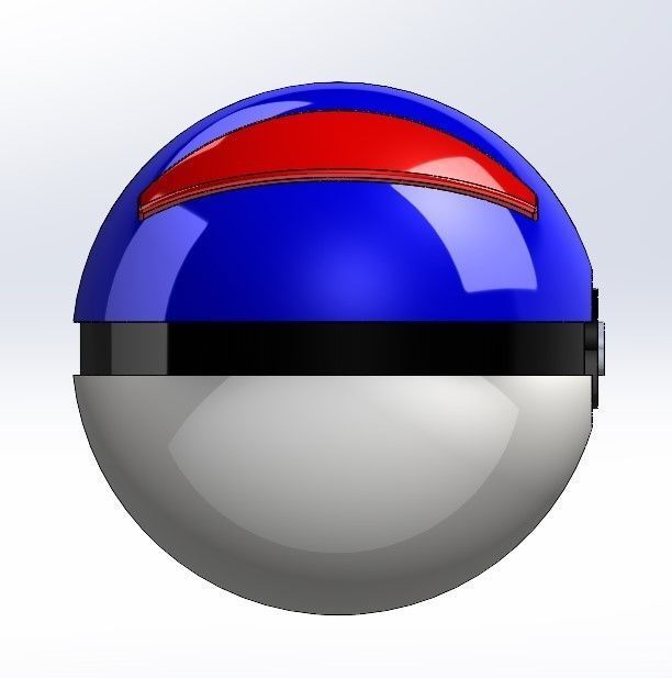 GreatBall - Pokemon 3D print model_7