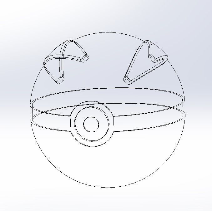 GreatBall - Pokemon 3D print model_8
