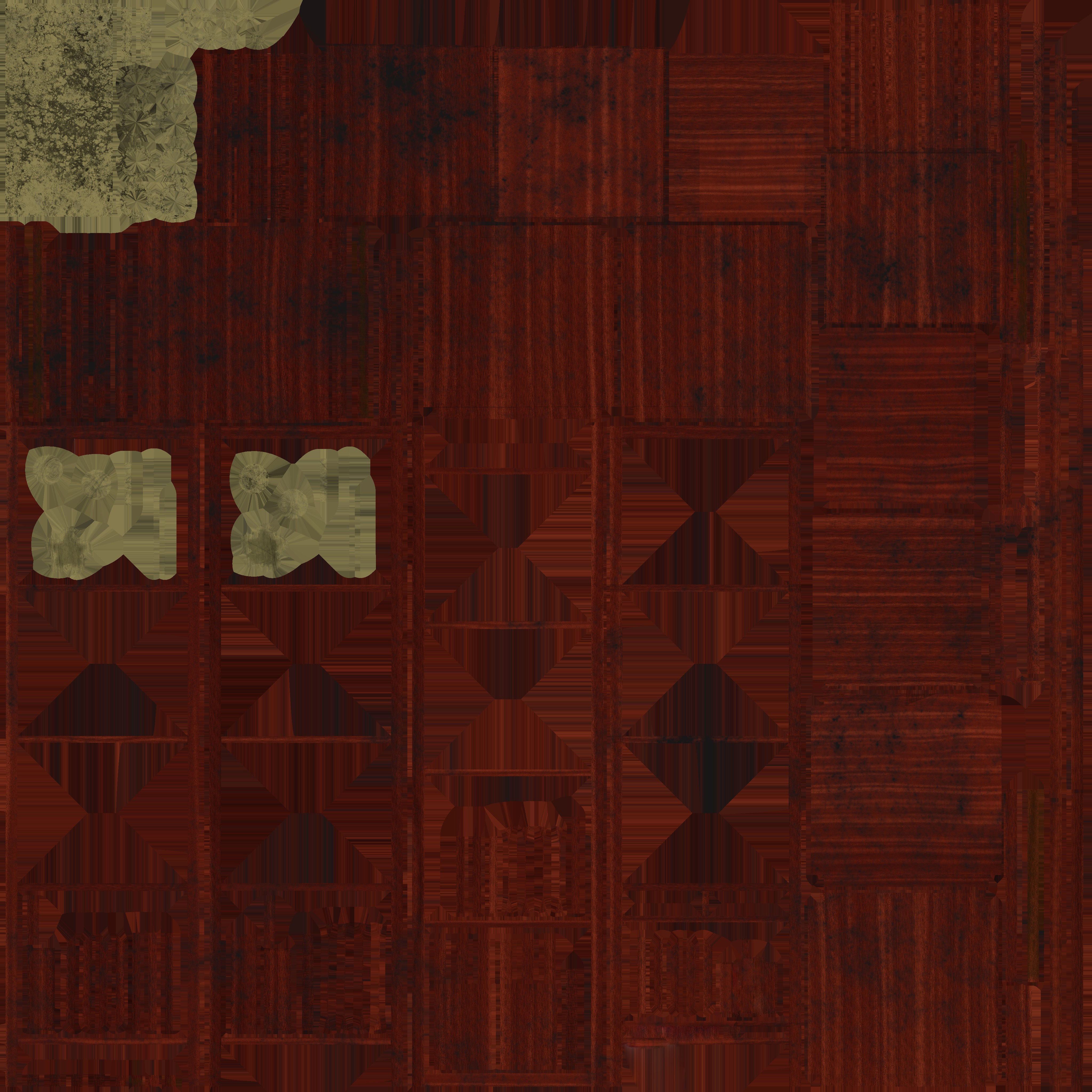 Game Ready Traditional 4th Floor Shelf Low-poly 3D model_16