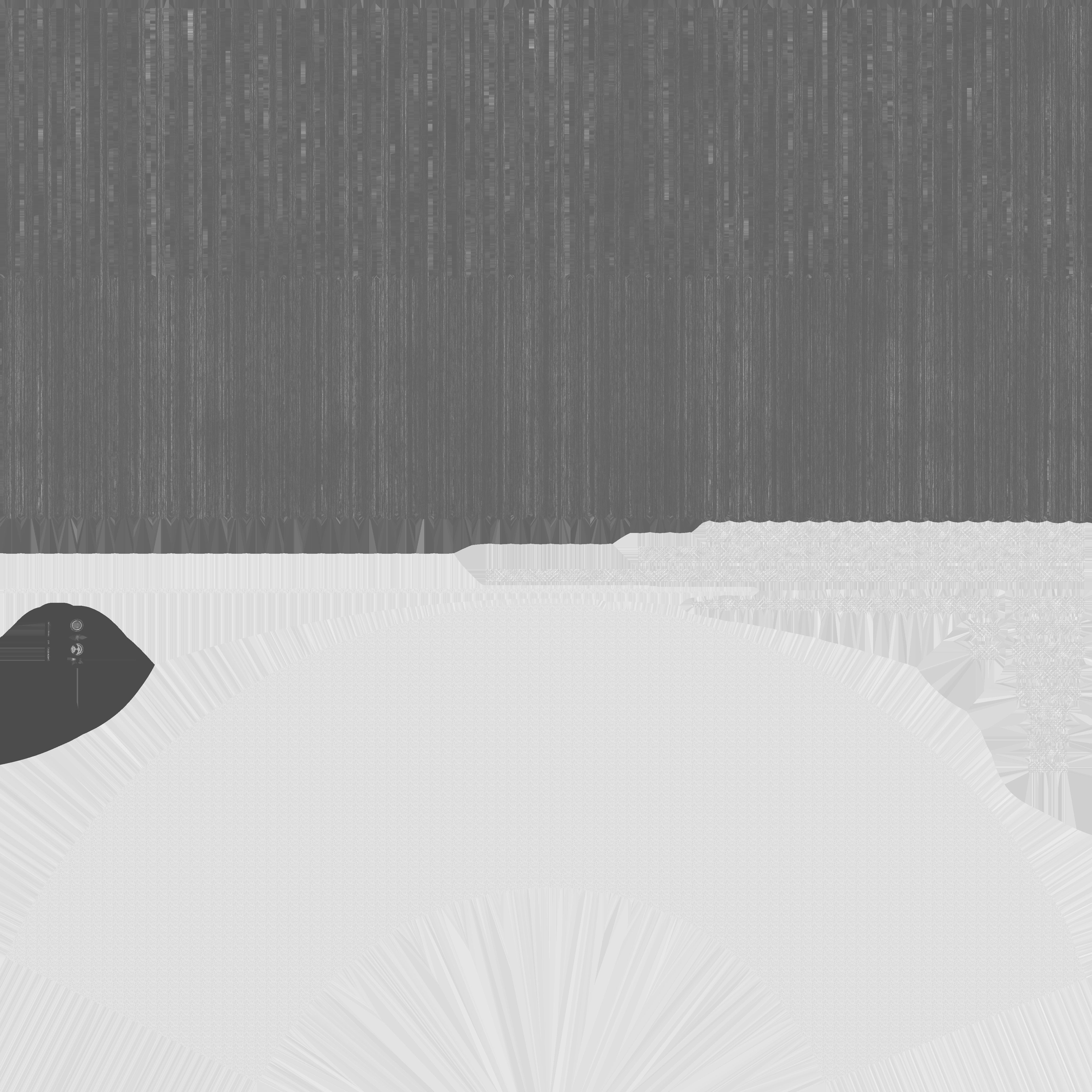 Game Ready Korean Traditional Fan Low-poly 3D model_13