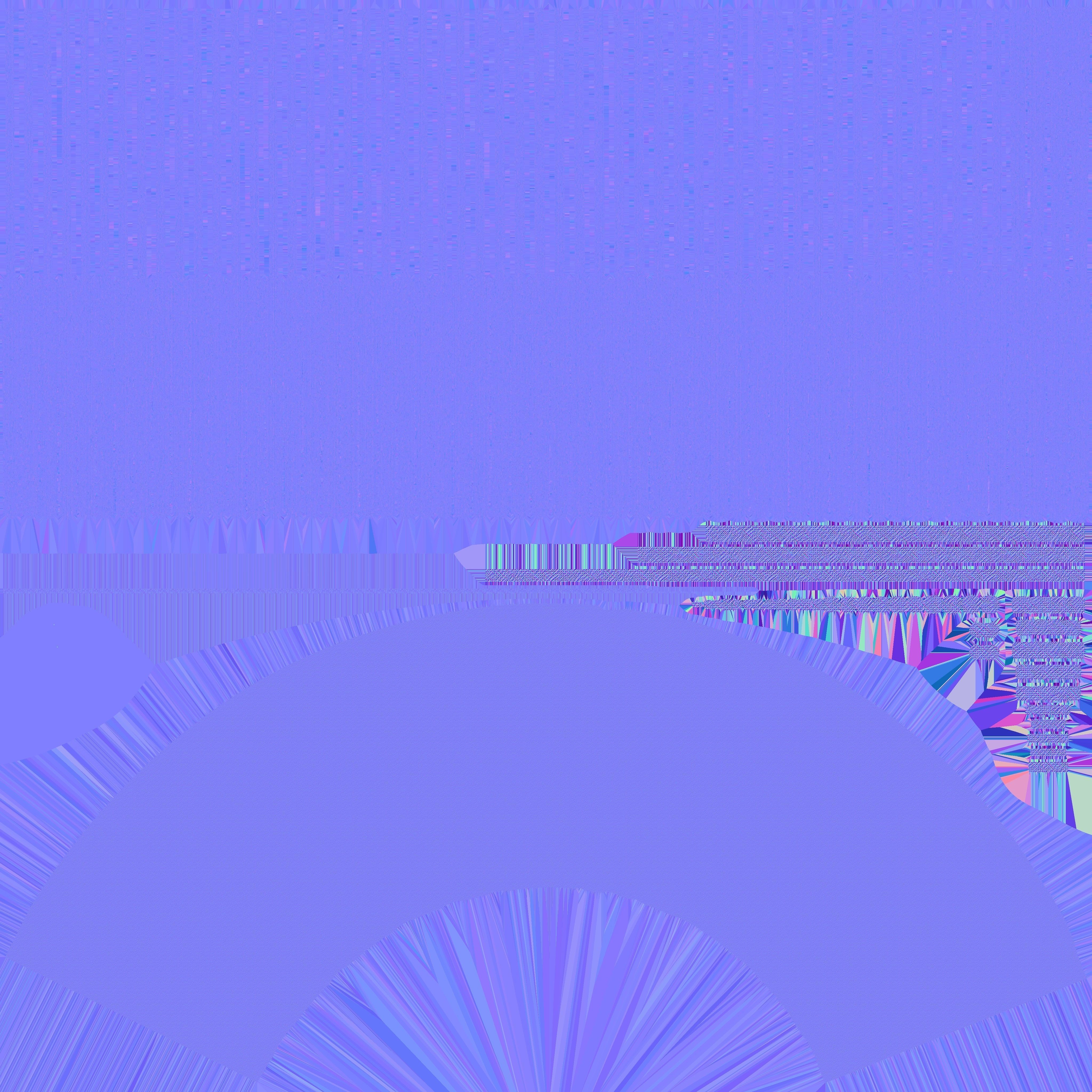 Game Ready Korean Traditional Fan Low-poly 3D model_12