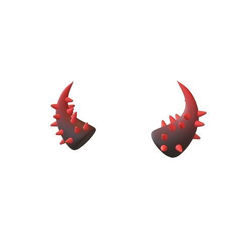 Devil Horn v2 007 Low-poly 3D model