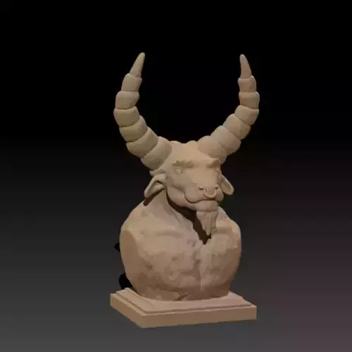 Minotaur Mythical Creature Bust