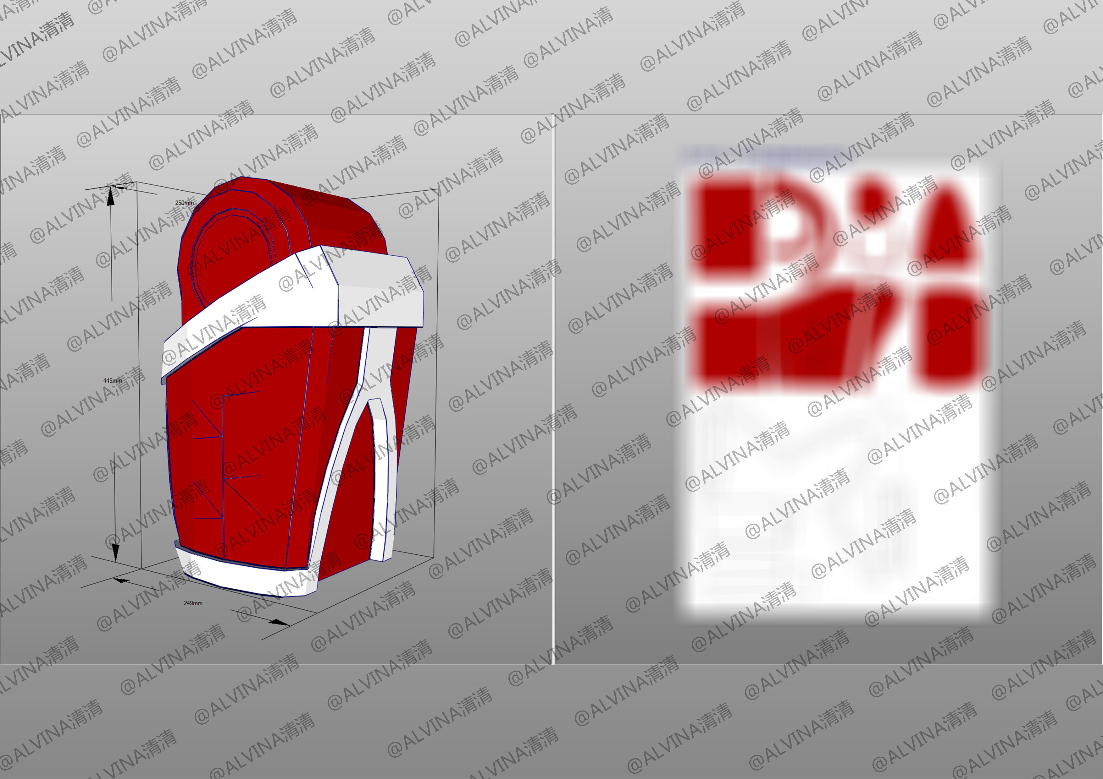 B-Robo Kabutack Super Transform Form Cosplay Pepakura Foam Full Low-poly 3D model_11