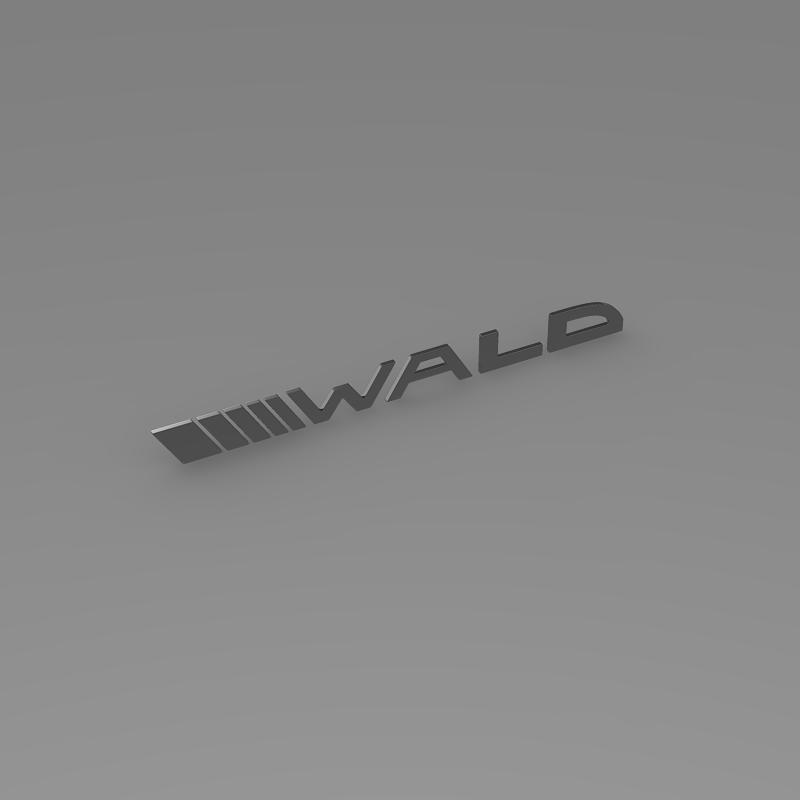 Wald logo  3D model_5