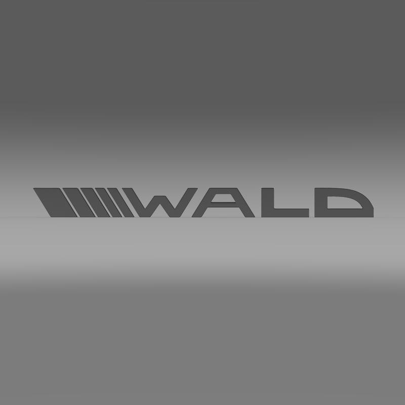 Wald logo  3D model_2
