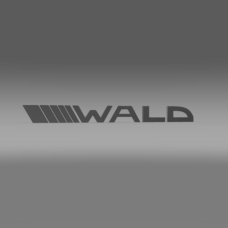 Wald logo  3D model_1