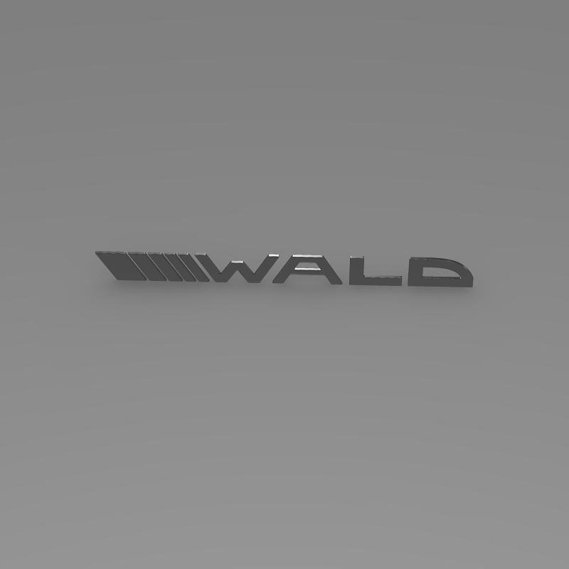 Wald logo  3D model_4