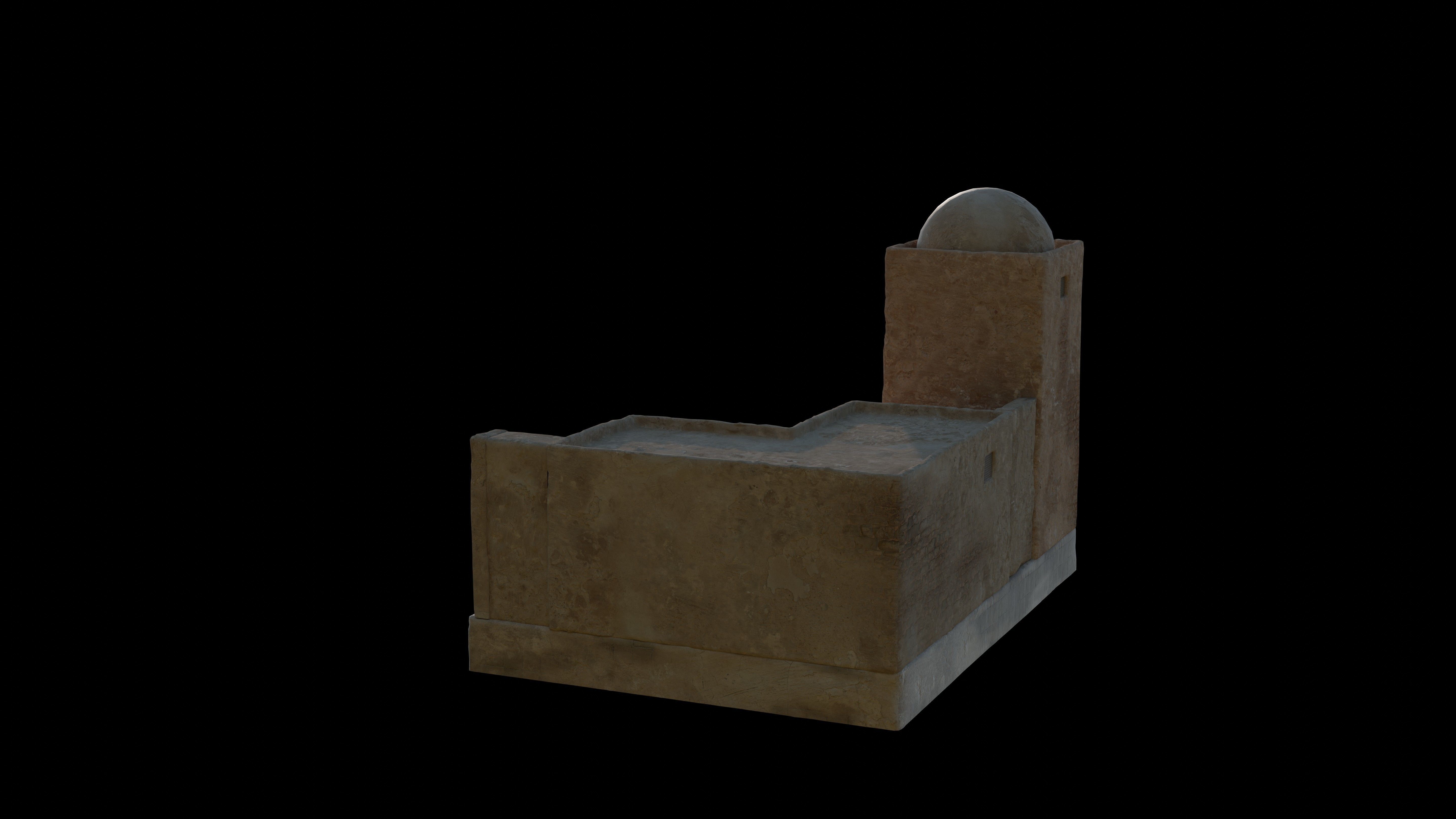 House Desert 2 3D model_3