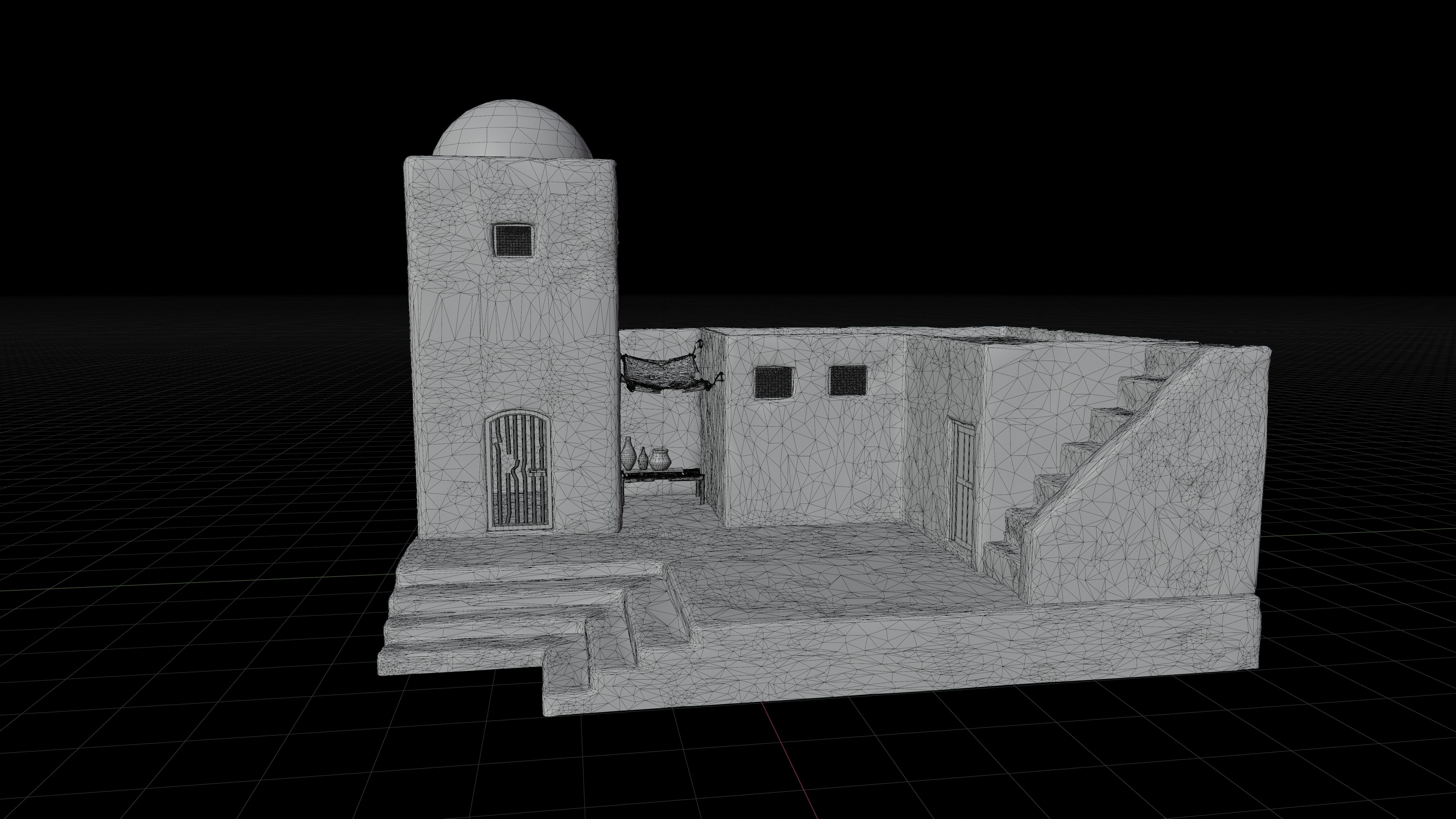 House Desert 2 3D model_5
