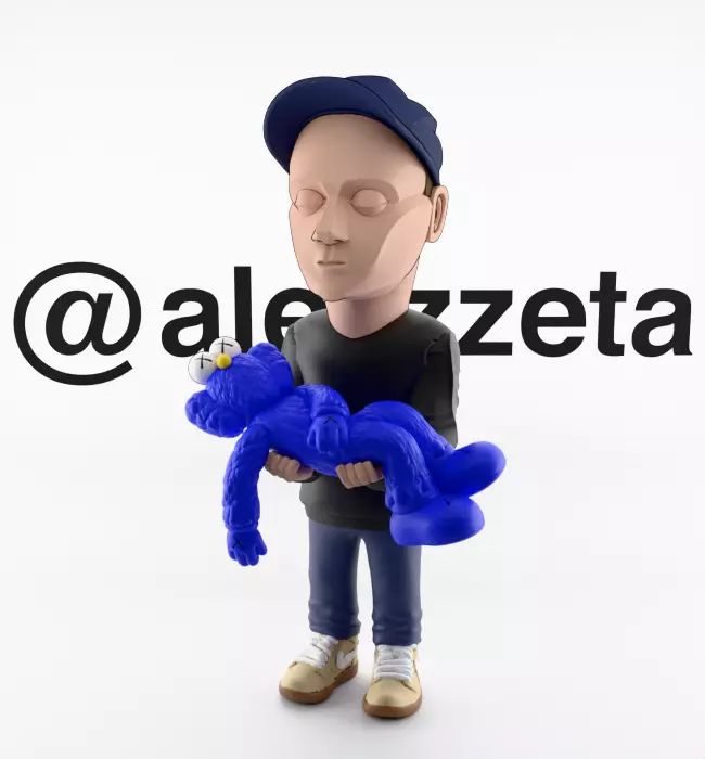 Kaws Authors Brian Donnelly for Print 3D print model_4