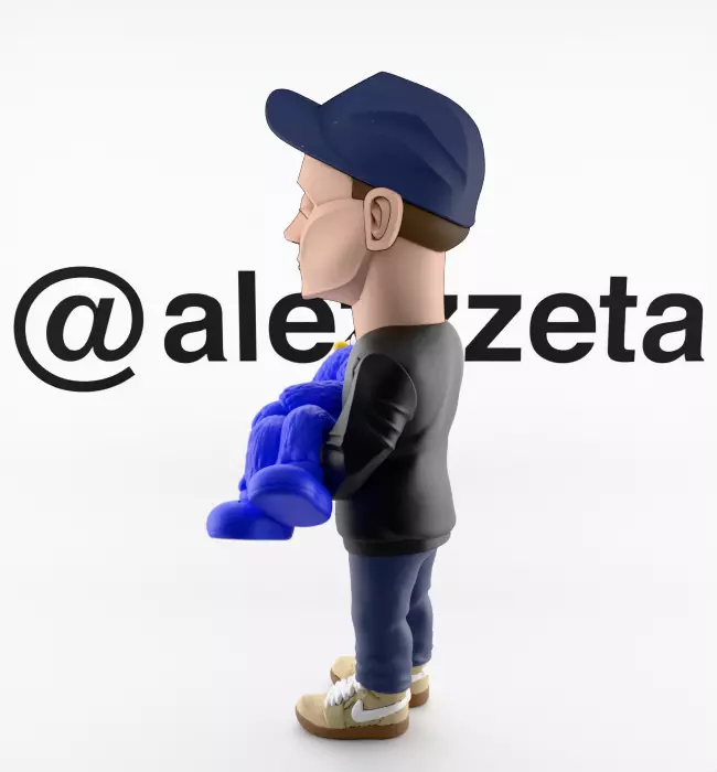 Kaws Authors Brian Donnelly for Print 3D print model_13