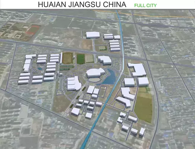 Huaian Jiangsu China 50km