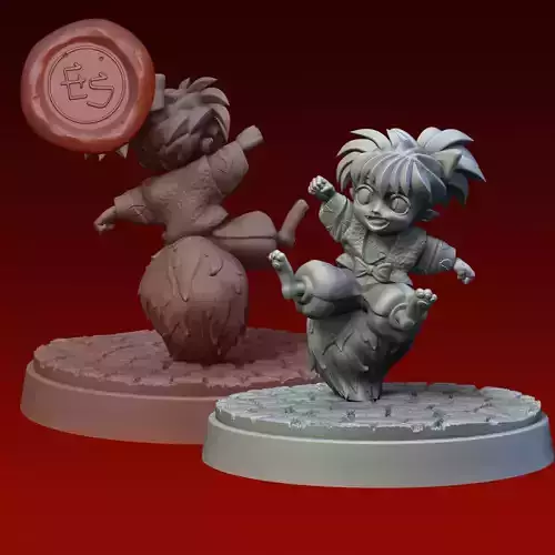 Shippo - Inuyasha - 32mm Miniature