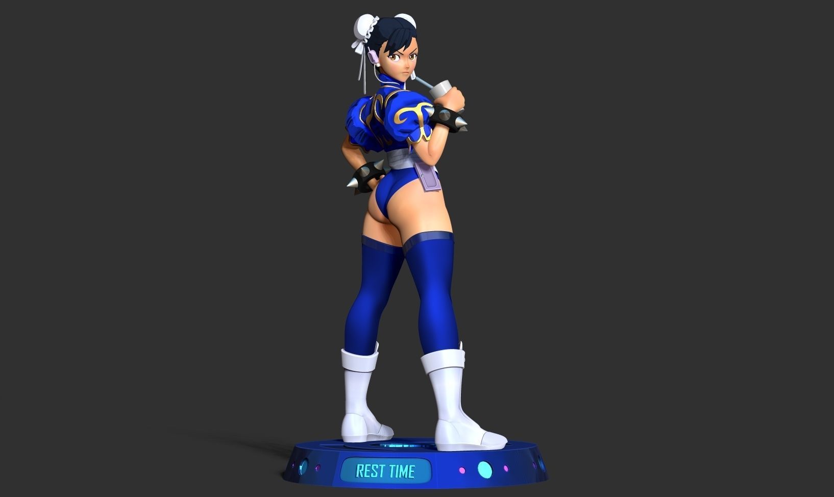Chun-Li - Street Fighter Fanart 3D print model_13