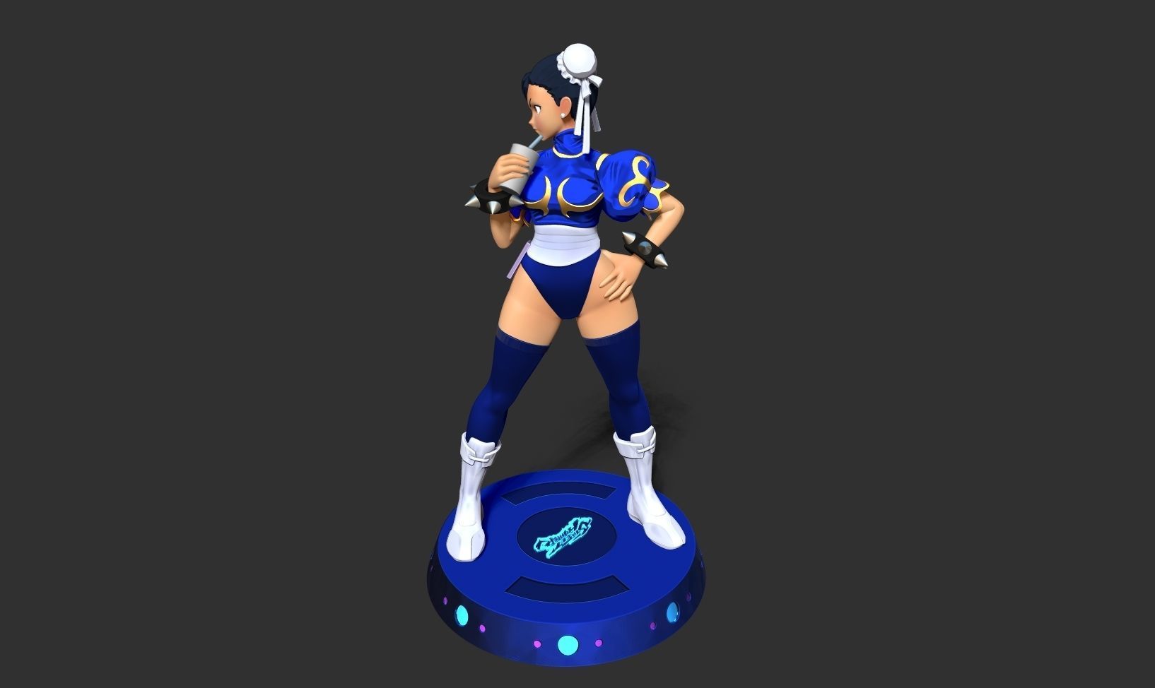 Chun-Li - Street Fighter Fanart 3D print model_19