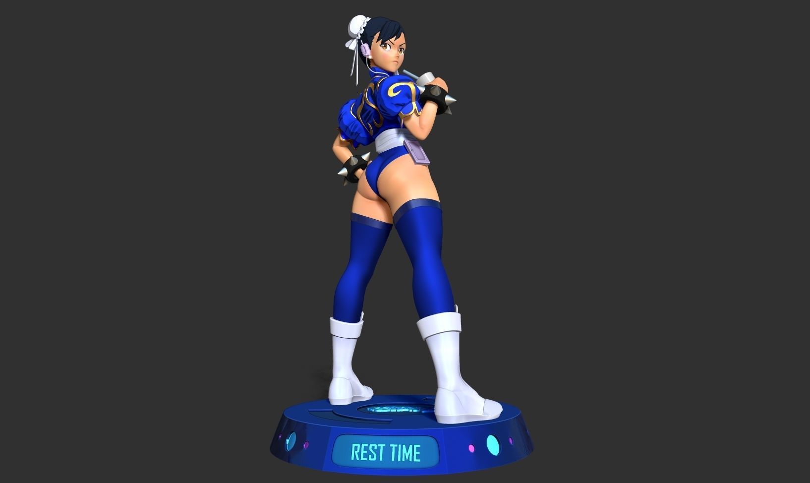 Chun-Li - Street Fighter Fanart 3D print model_6