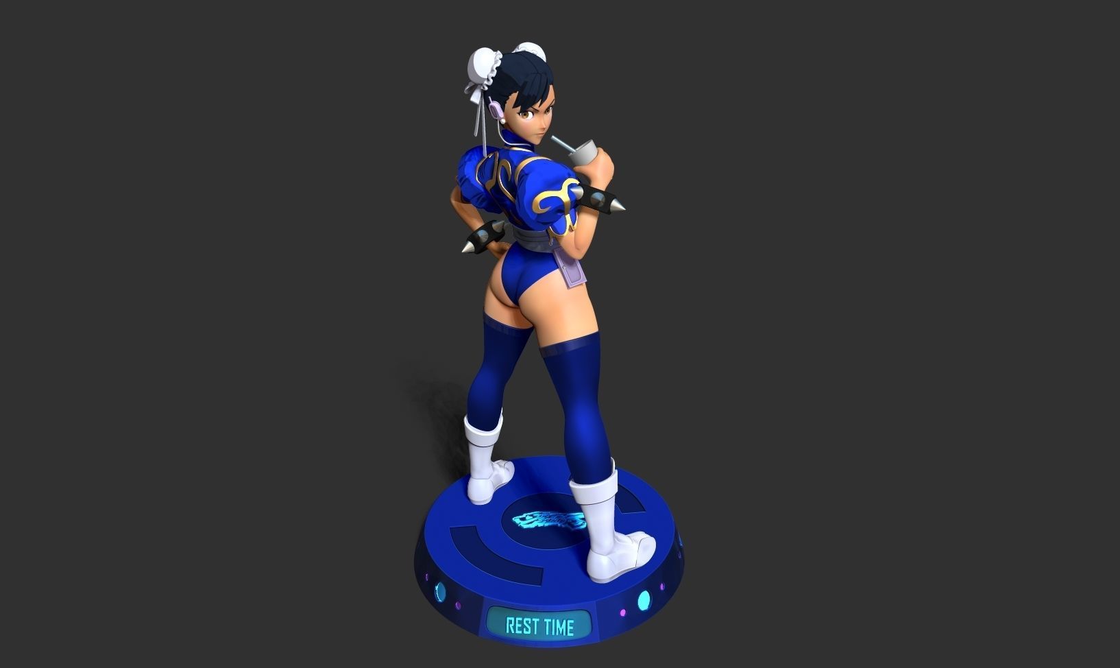 Chun-Li - Street Fighter Fanart 3D print model_15