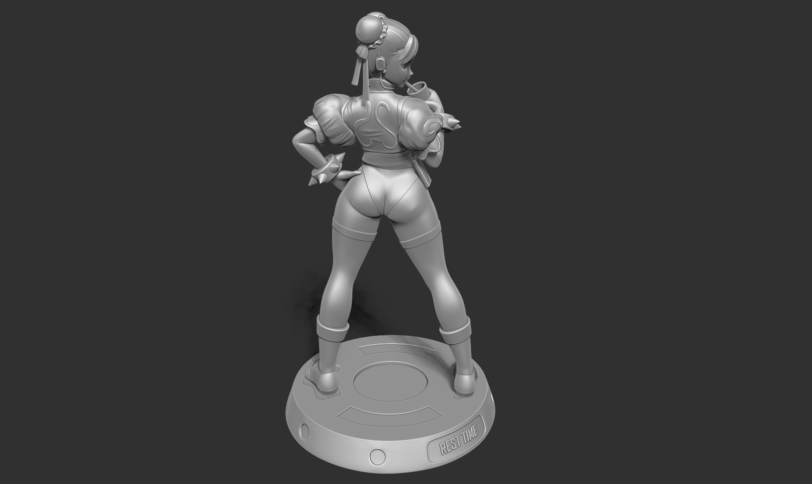 Chun-Li - Street Fighter Fanart 3D print model_18