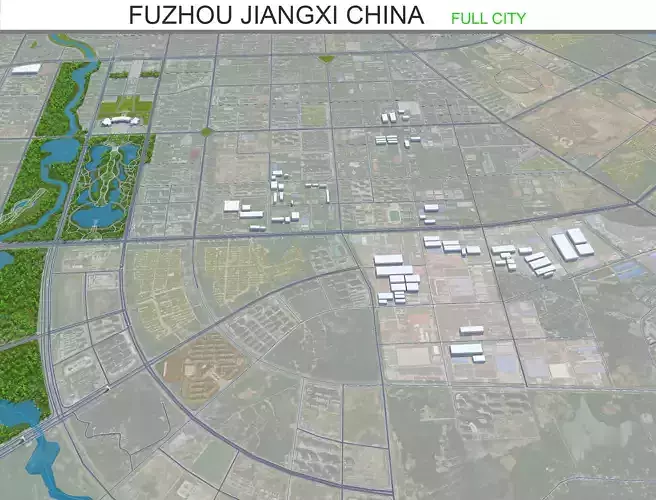 Fuzhou Jiangxi China 25km