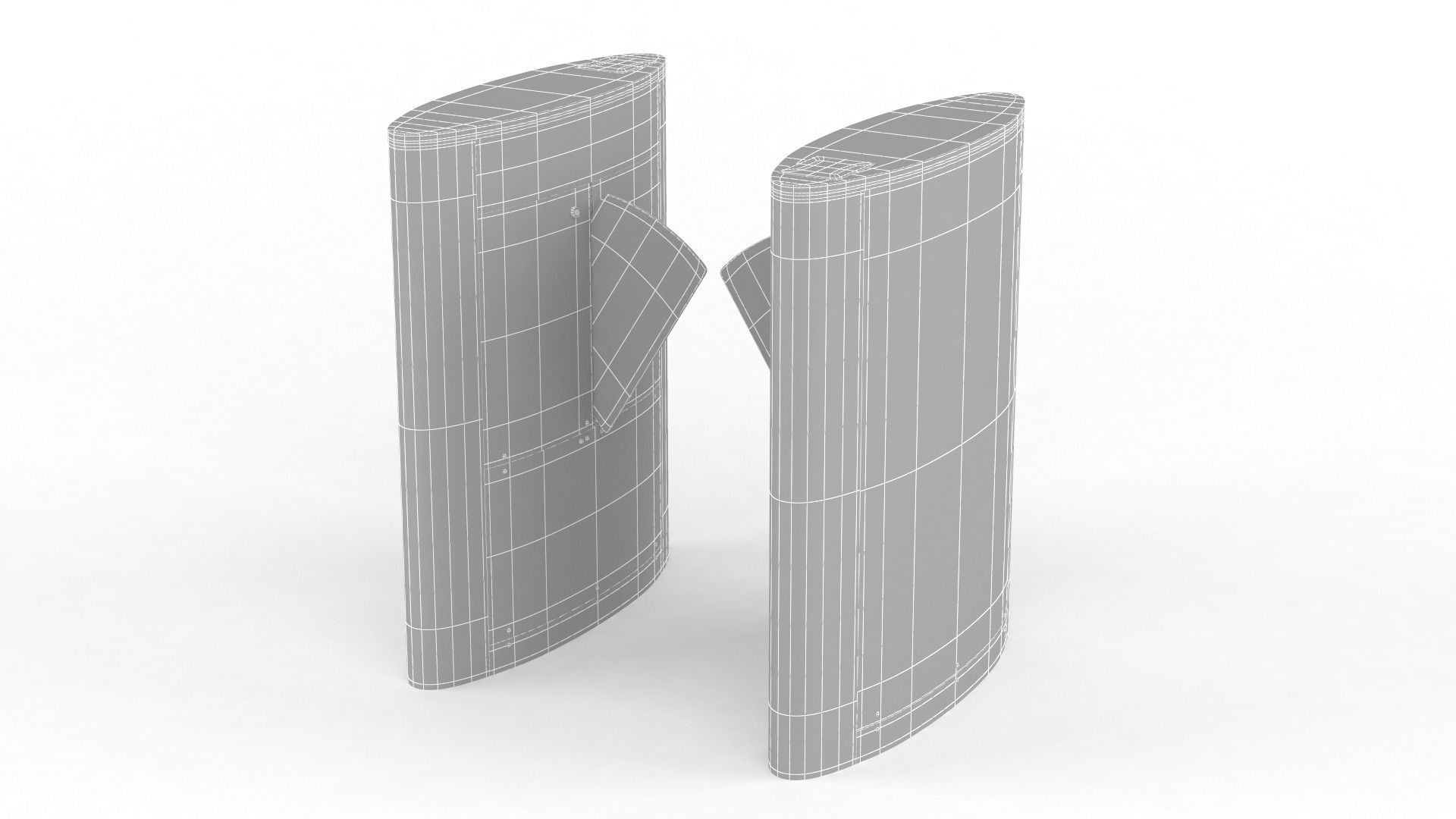 Turnstile Gate 3D model_6