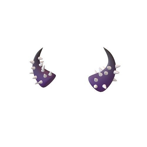 Devil Horn v2 029 Low-poly 3D model