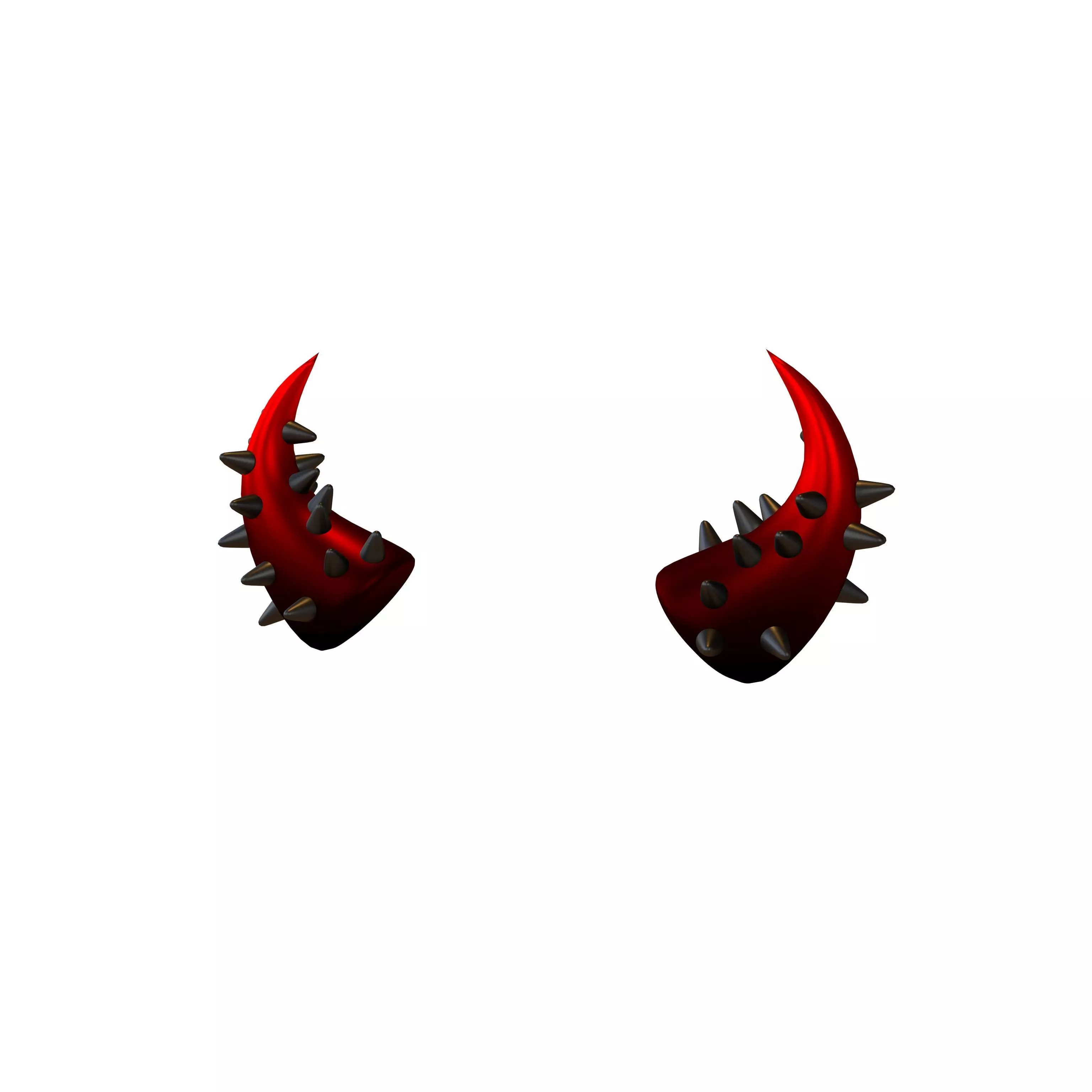 Devil Horn v2 040 Low-poly 3D model_0