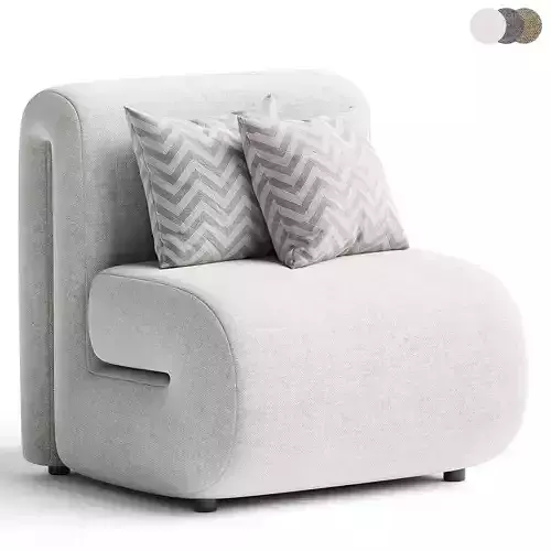 Vesta Alta Lounge Chair 3D model