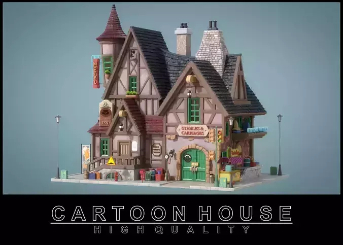 Cartoon House 25