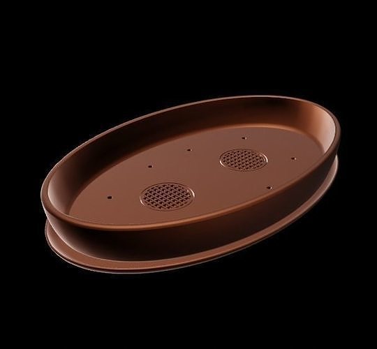 OVAL BONSAI POT 003 3D print model