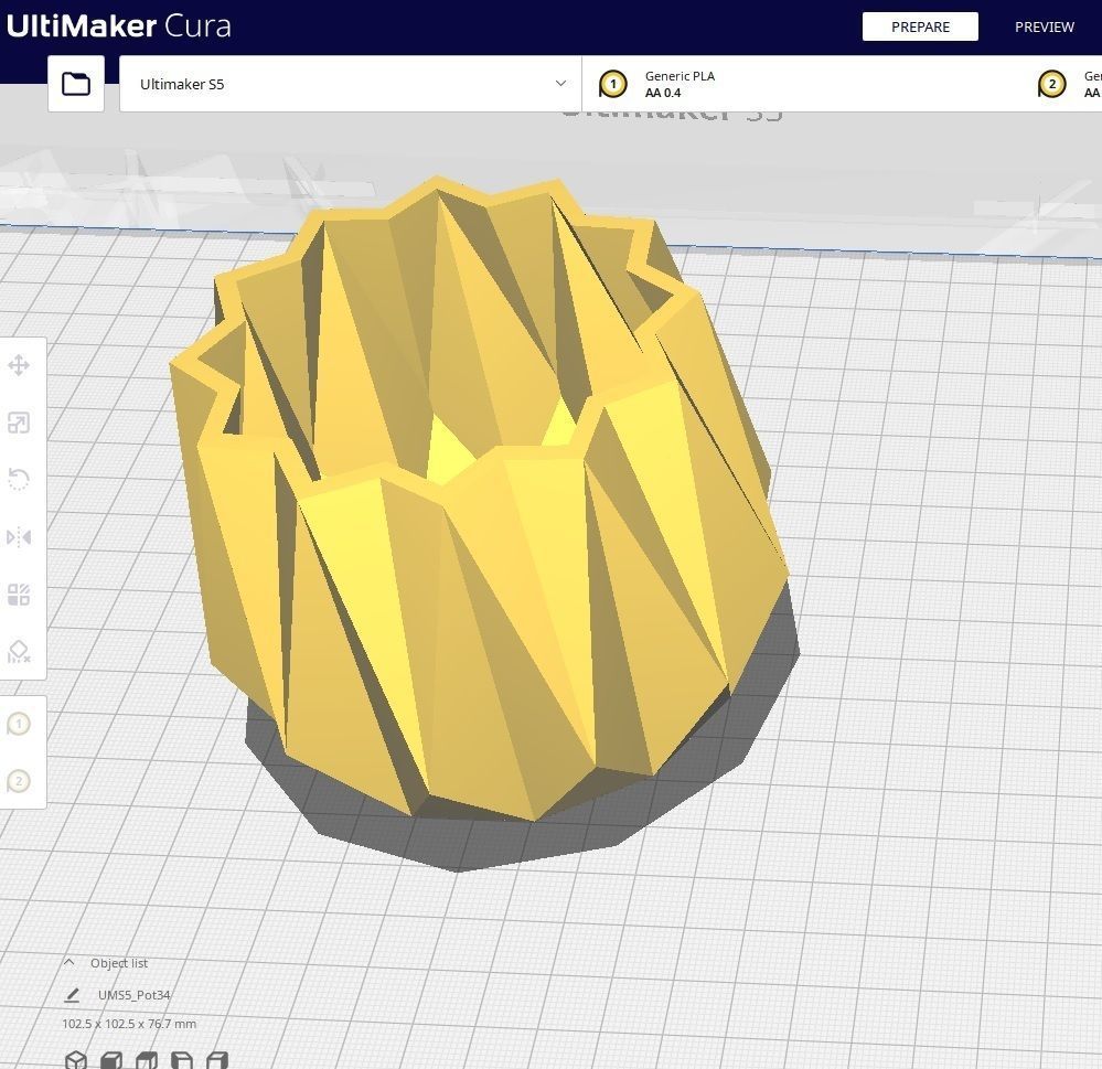 Garden Pot 33  3D print model_2